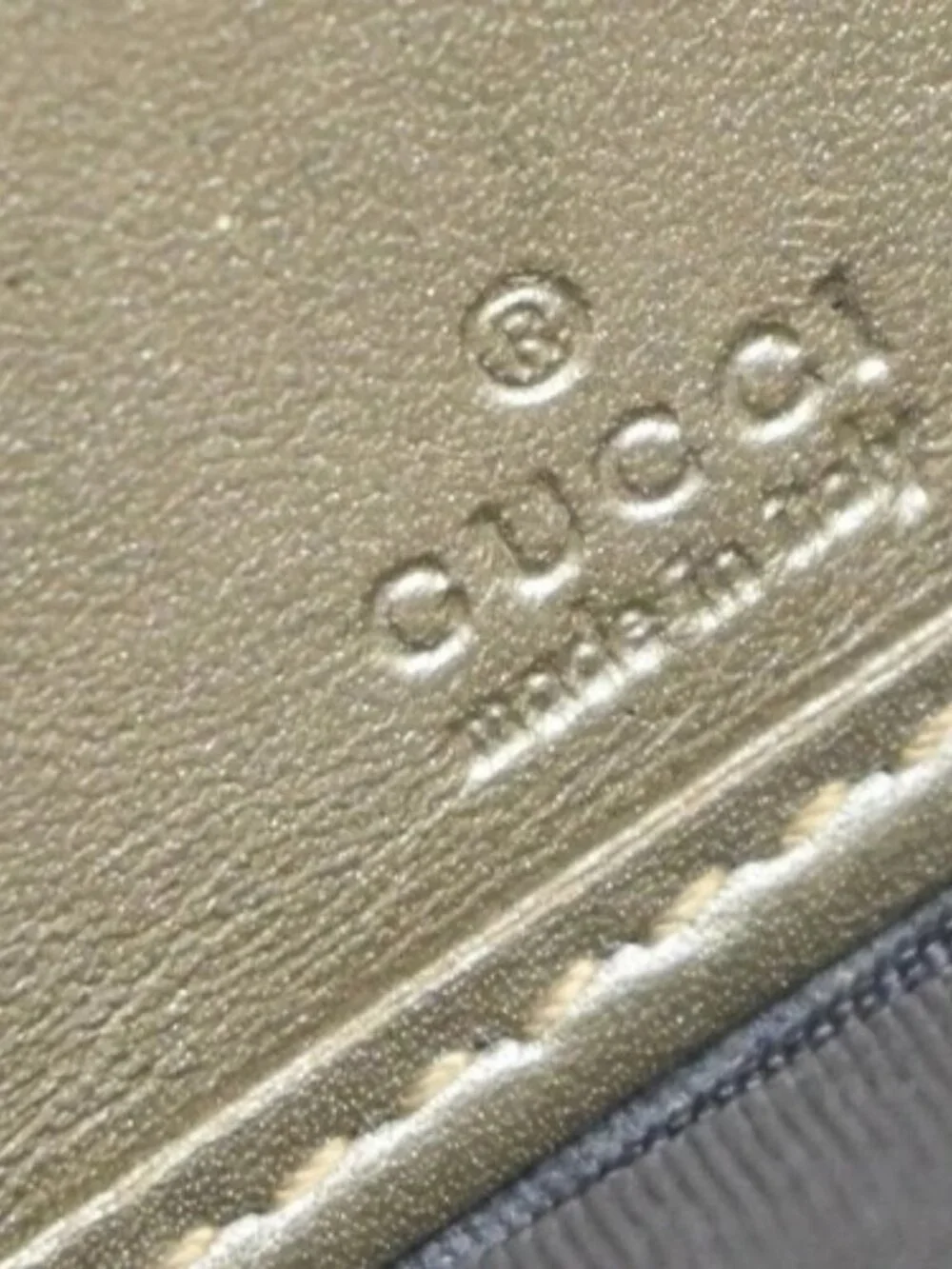 GUCCI Logo Guccissima GG Pattern Long Zipper Wallet Leather Beige GHW 09KP533 - Picture 13 of 14